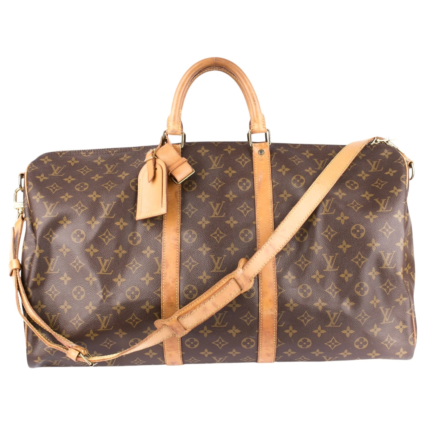 Louis Vuitton Canvas Monogram Keepall 50 Bandouliere