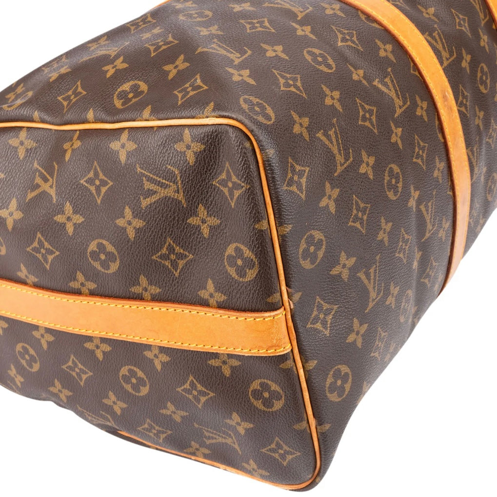 Louis Vuitton Canvas Monogram Keepall 50 Bandouliere