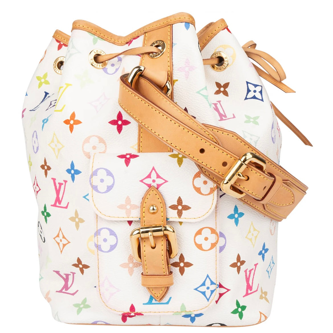 Louis Vuitton Murakami Multicolor Sac Noe Petit Shoulder Bag