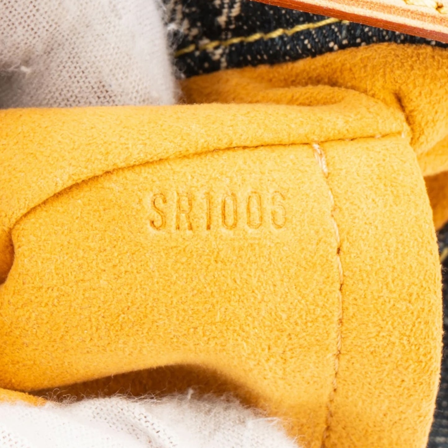 Louis Vuitton Denim Monogram Pleaty Raye Handbag