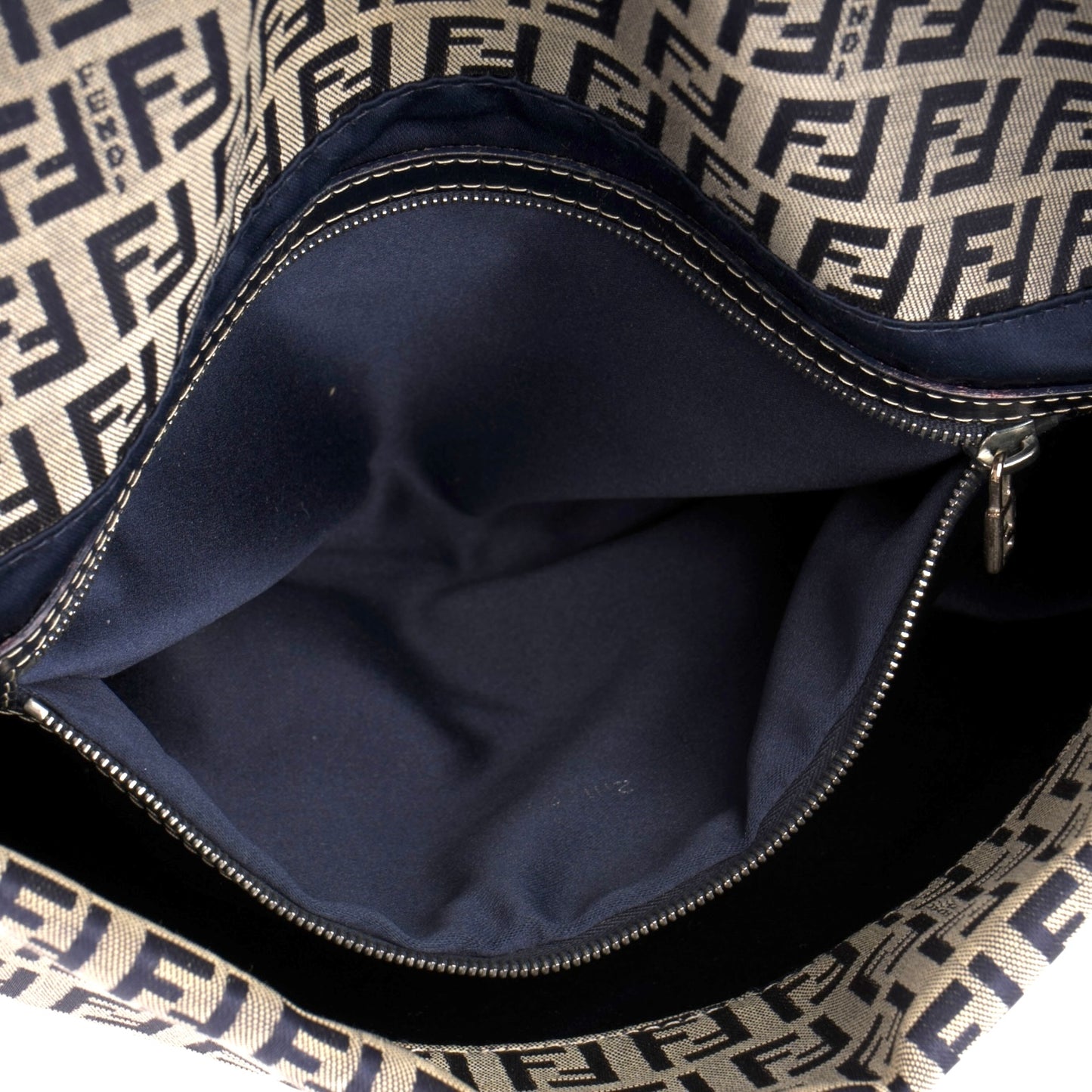 Fendi FF Zucchino Shoulder Bag