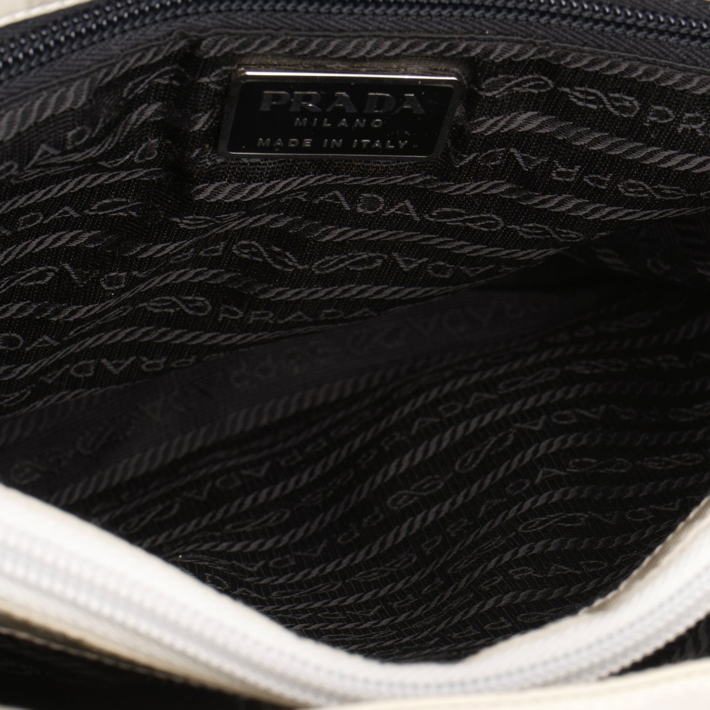 Prada Nylon Triangle Tote Bag