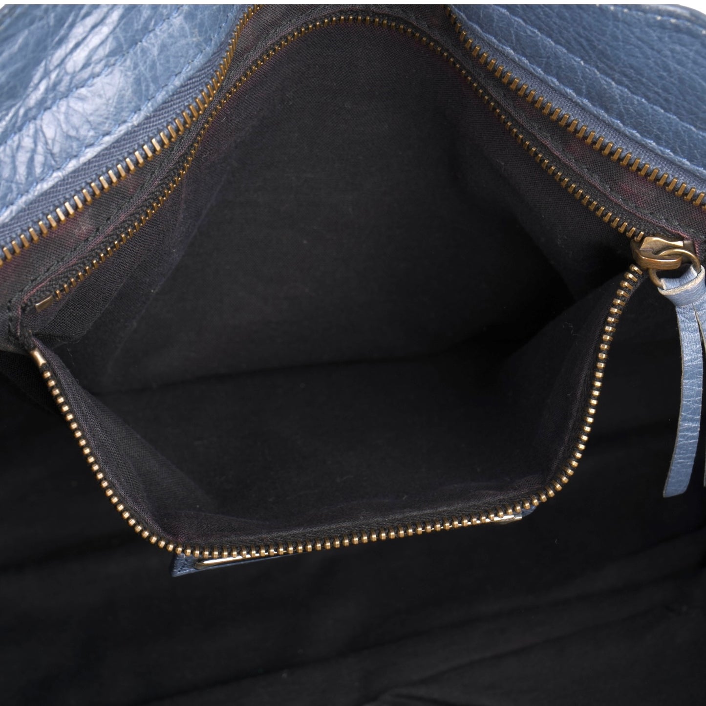 Balenciaga Blue Leather City Handbag