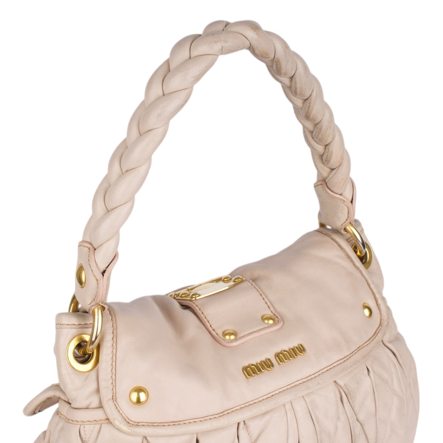 Miu Miu Matalassé Leather Handbag