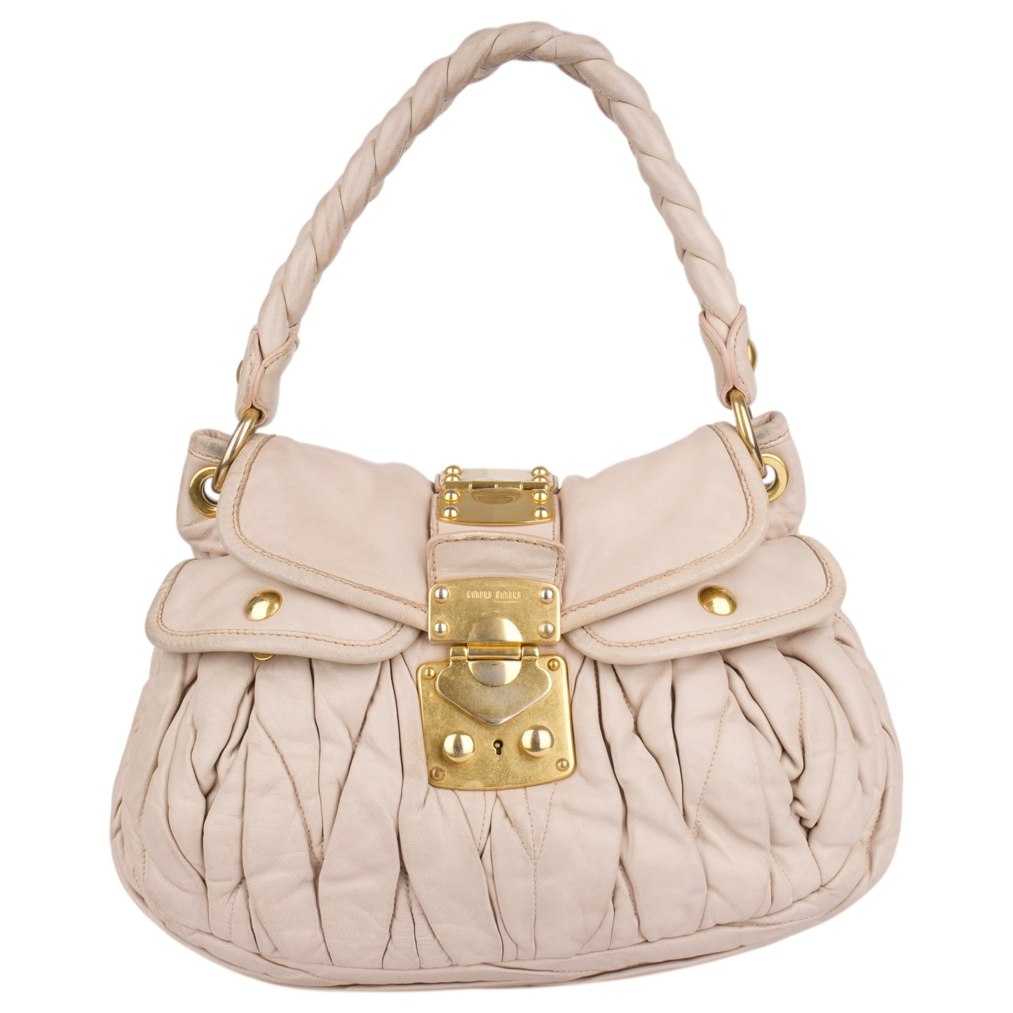 Miu Miu Matalassé Leather Handbag