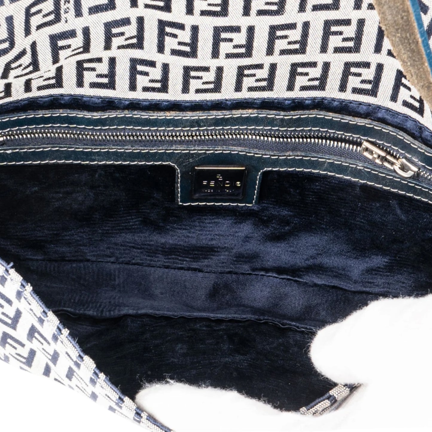 Fendi FF Monogram Baguette Handbag