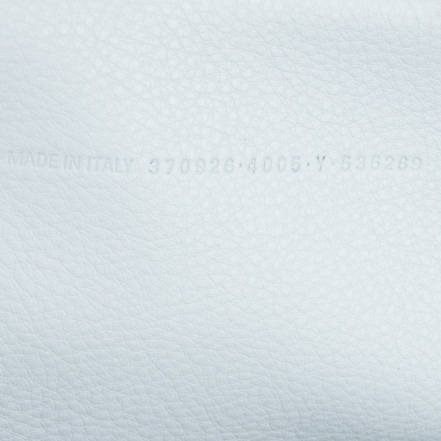 Balenciaga Blue Leather Paper Handbag