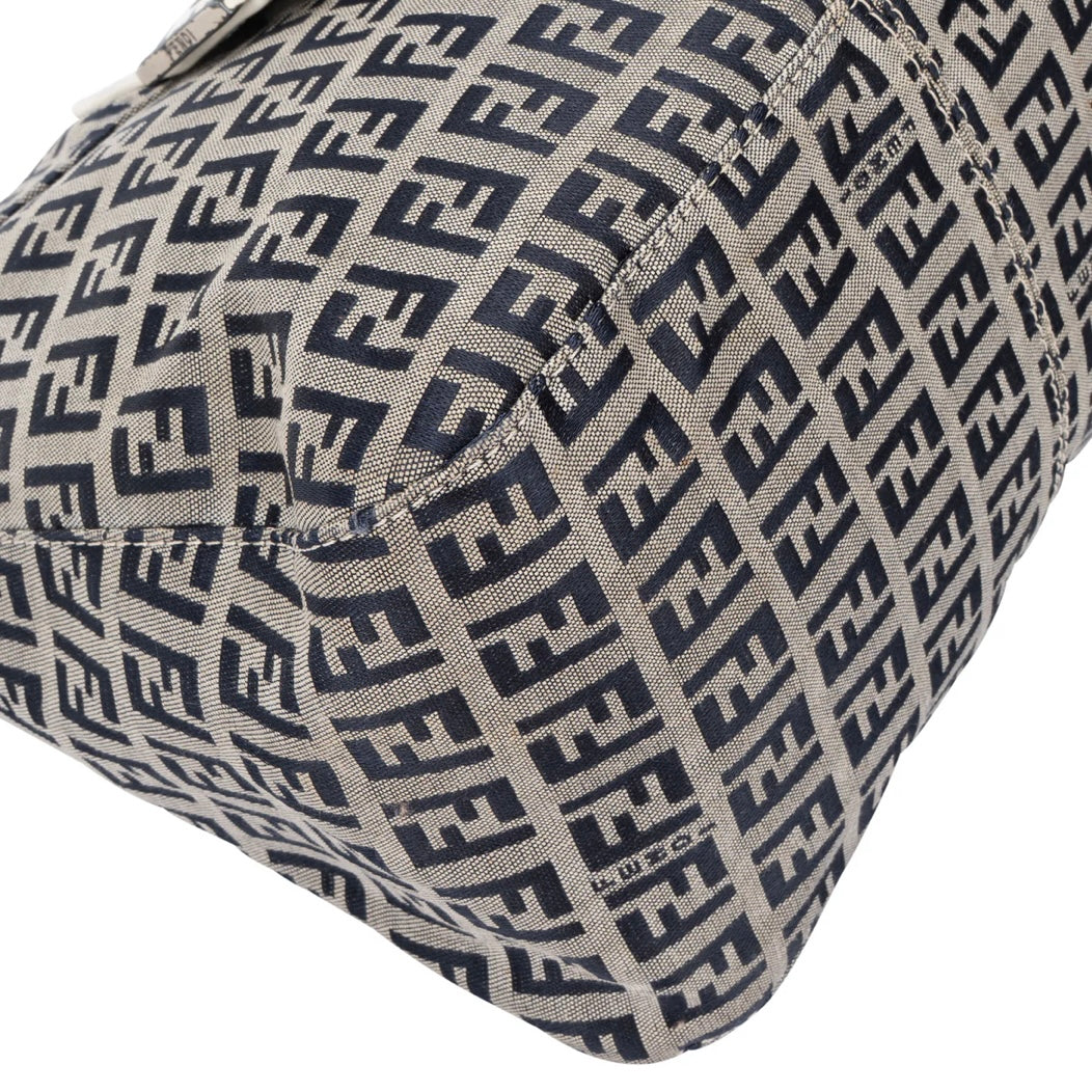 Fendi FF Mongram Baguette Handbag