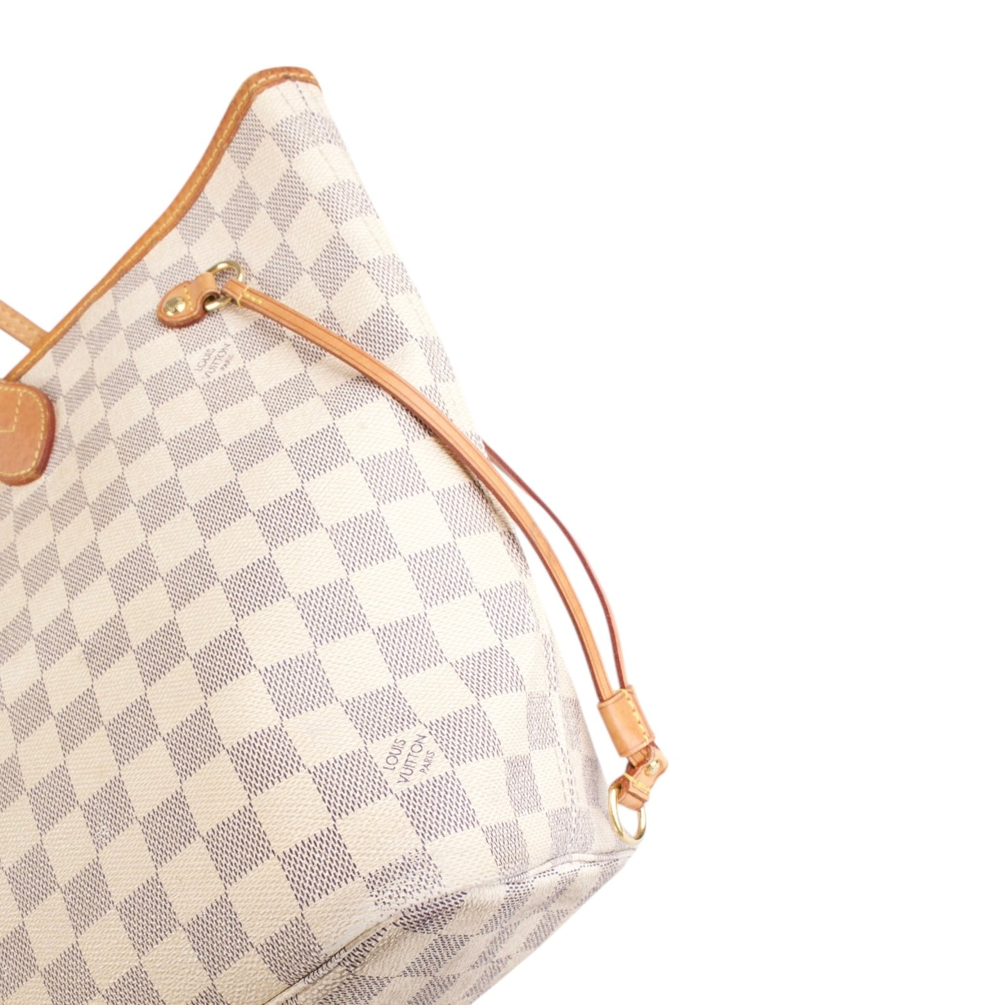 Louis Vuitton Damier Azur Neverfull MM Shopper Bag