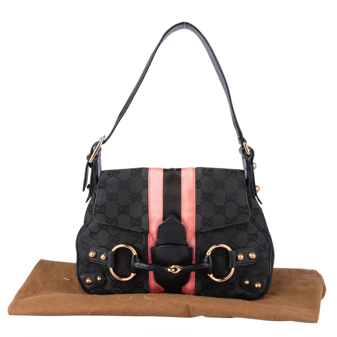 Gucci GG Monogram Horsebit Tom Ford Shoulder Bag
