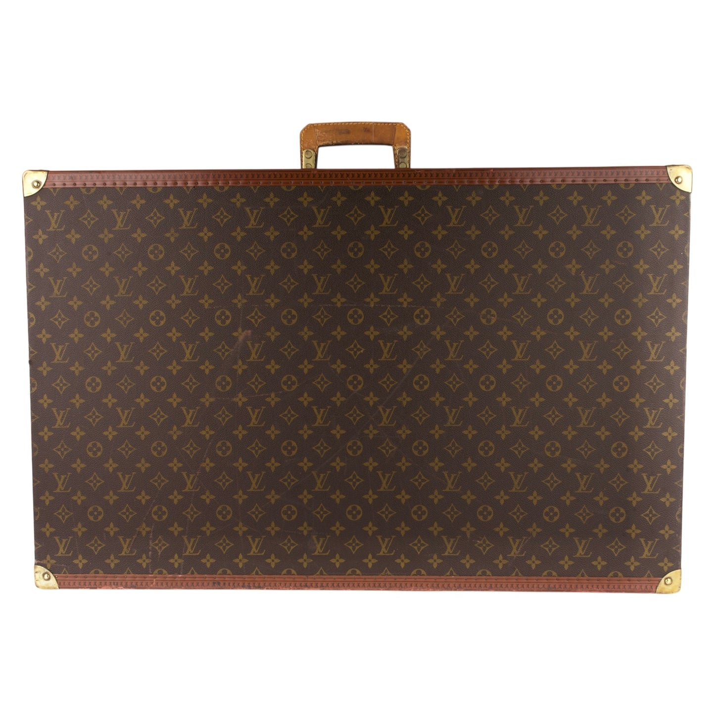 Louis Vuitton Canvas Monogram Bisten 80 Suitcase Trunk