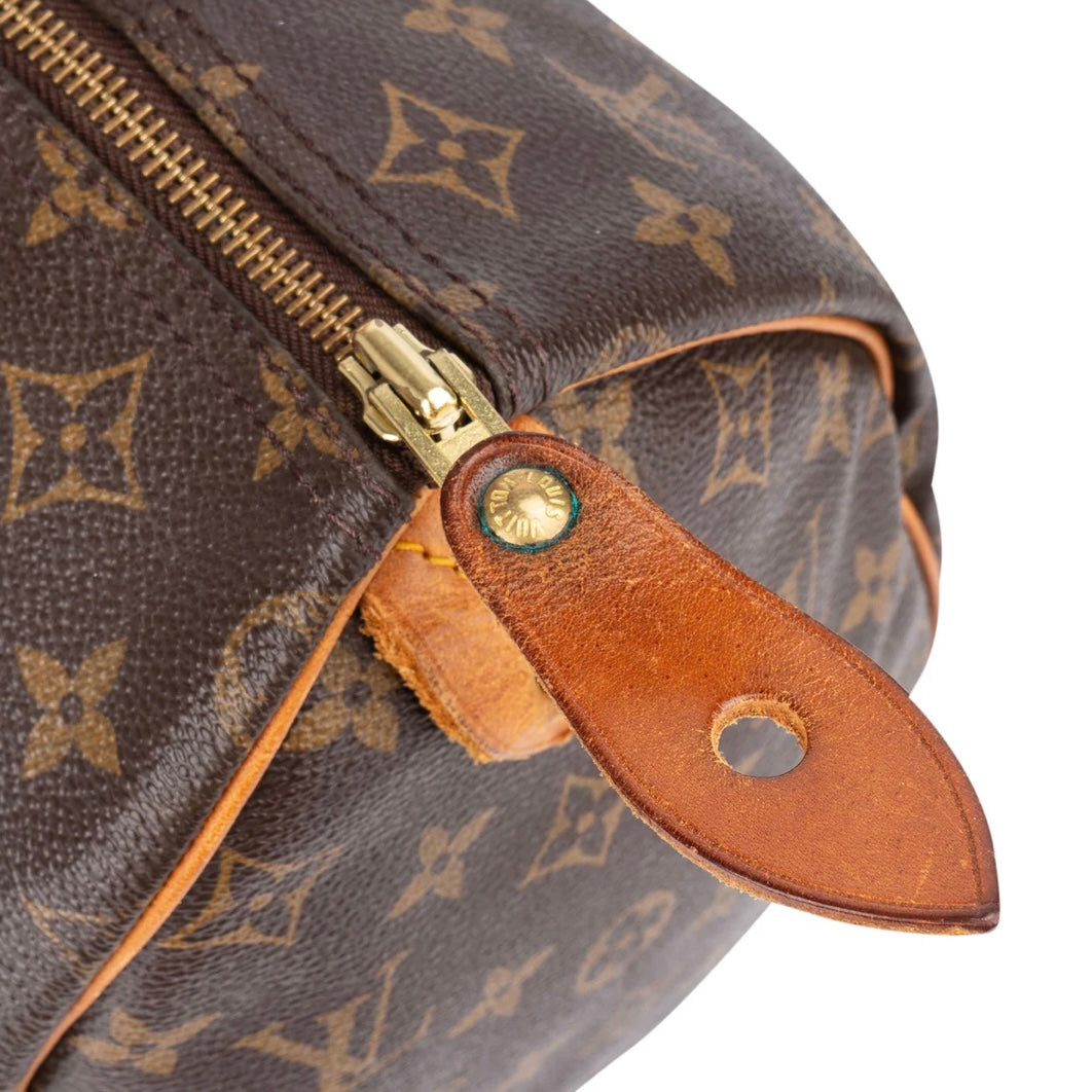 Louis Vuitton Canvas Monogram Speedy 30 Handbag