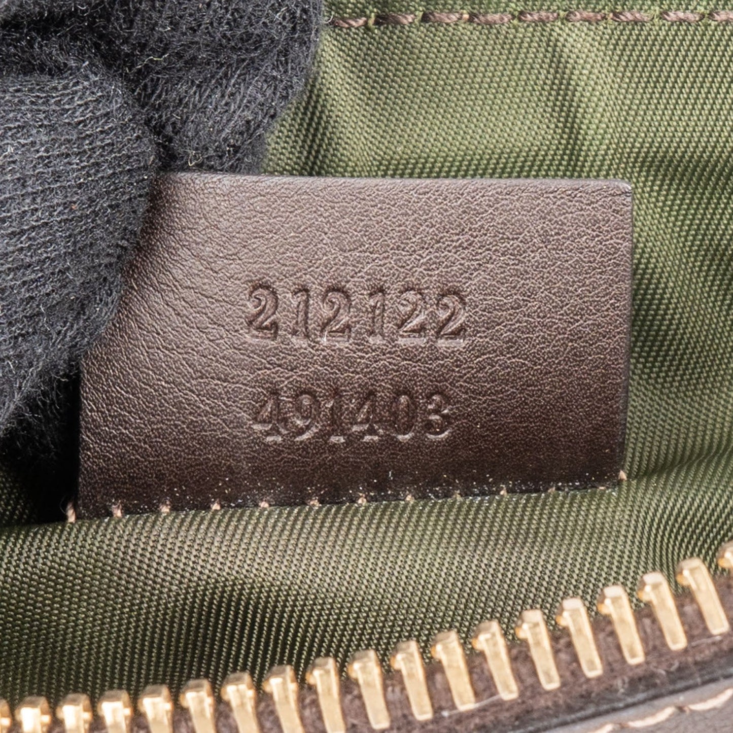 Gucci Monogram GG Charm Pochette Shoulder Bag