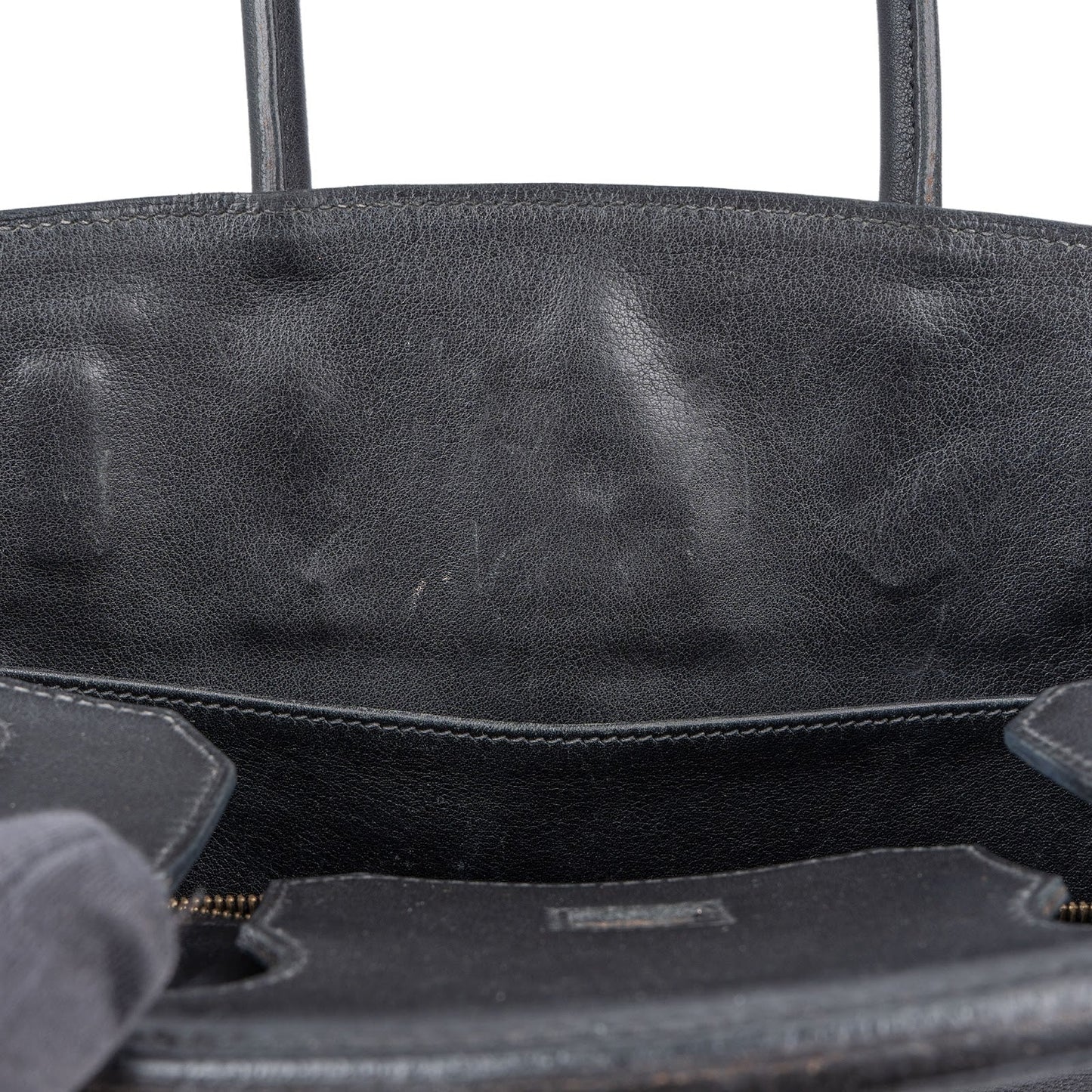 Hermès Noir Swift Leather Birkin 30 Handbag