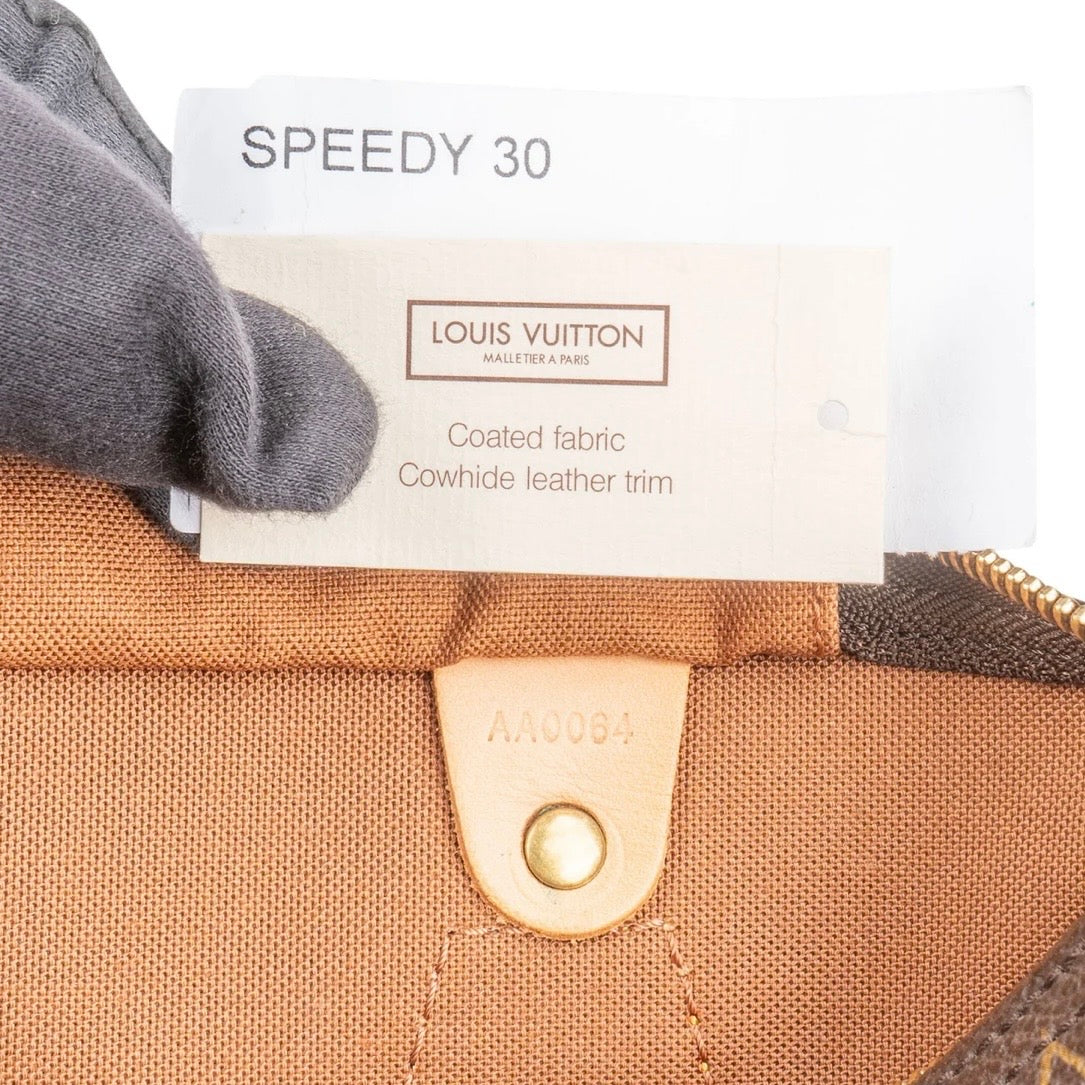 Louis Vuitton Monogram Canvas Speedy 30 Handbag
