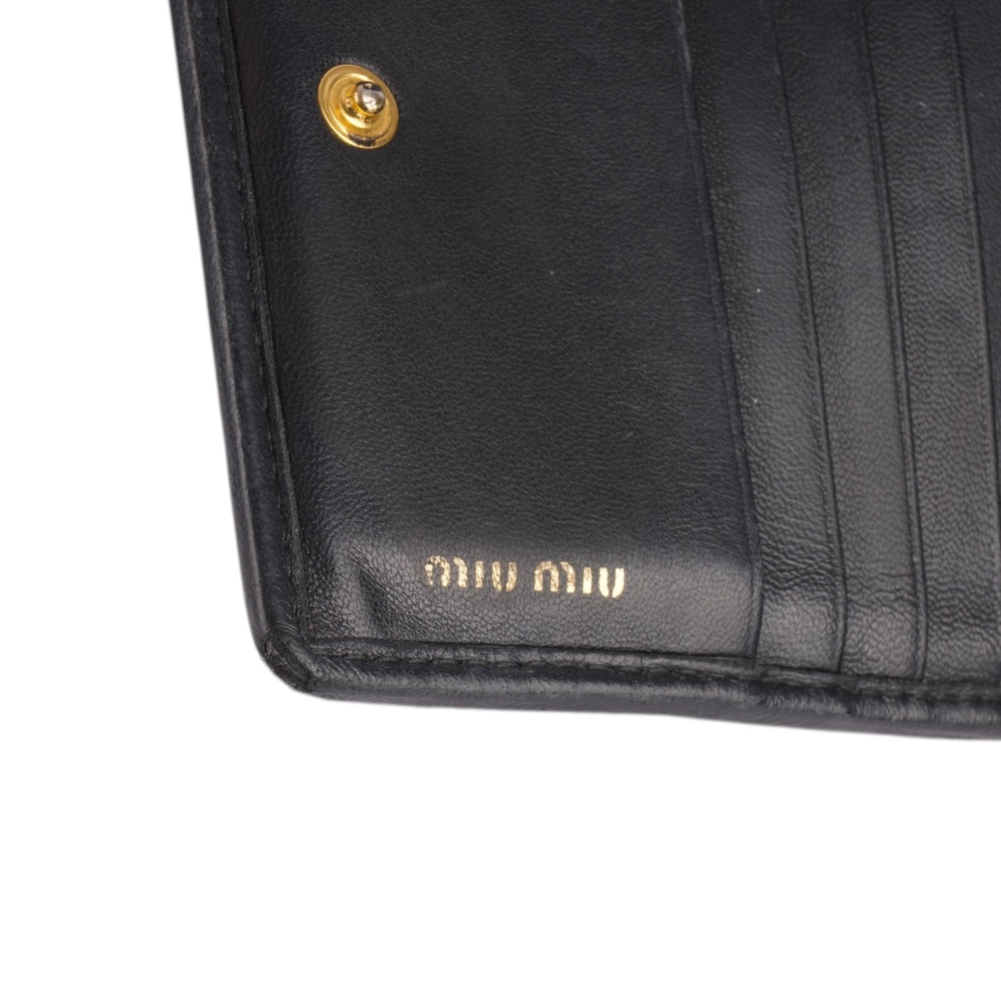 Miu Miu Nappa Leather Wallet