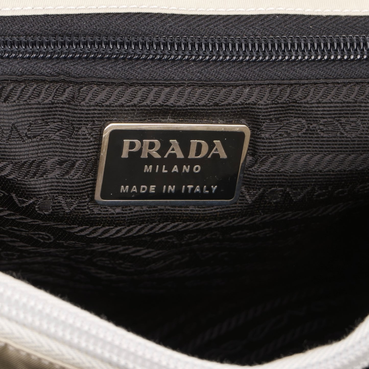 Prada Nylon Triangle Tote Bag