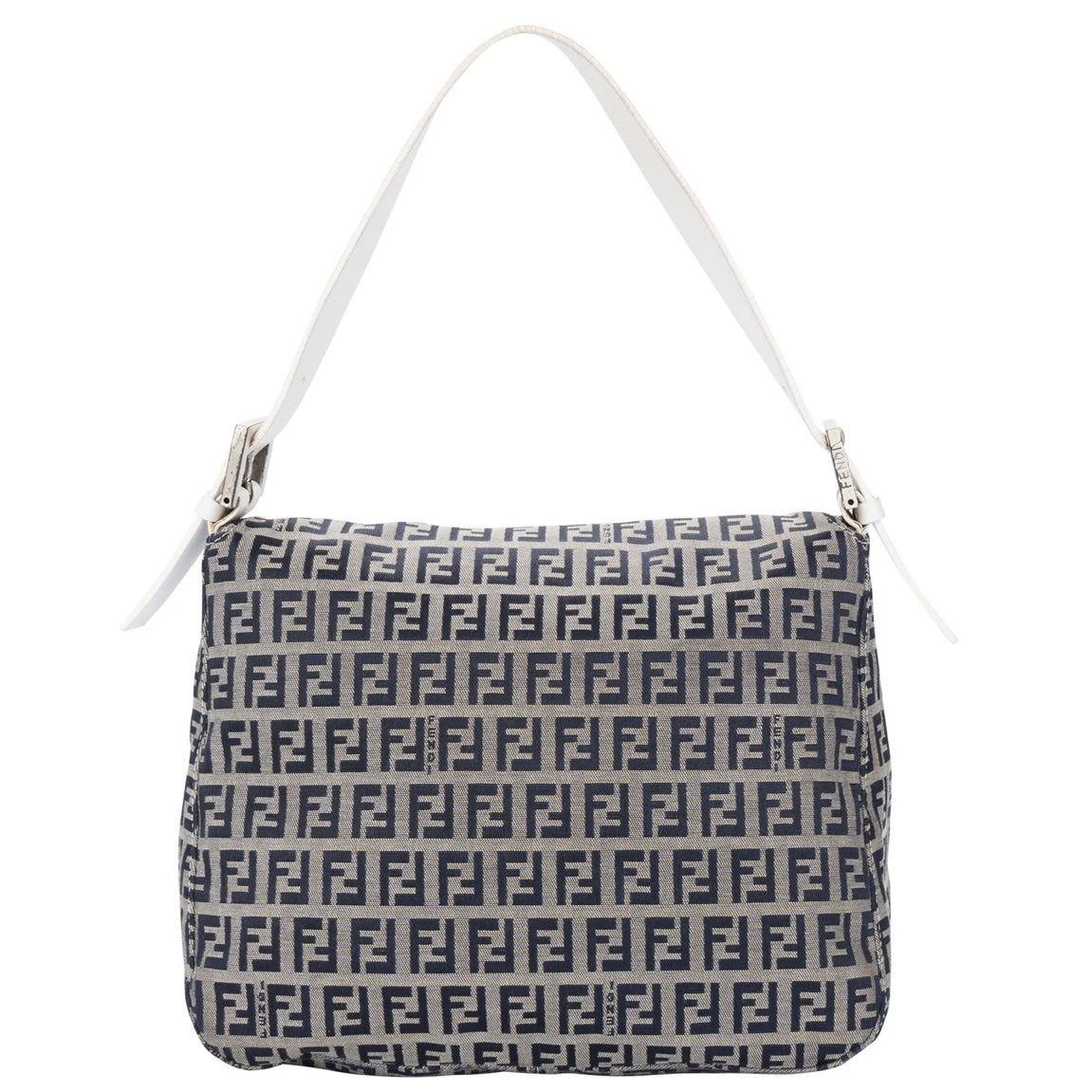 Fendi FF Mongram Baguette Handbag