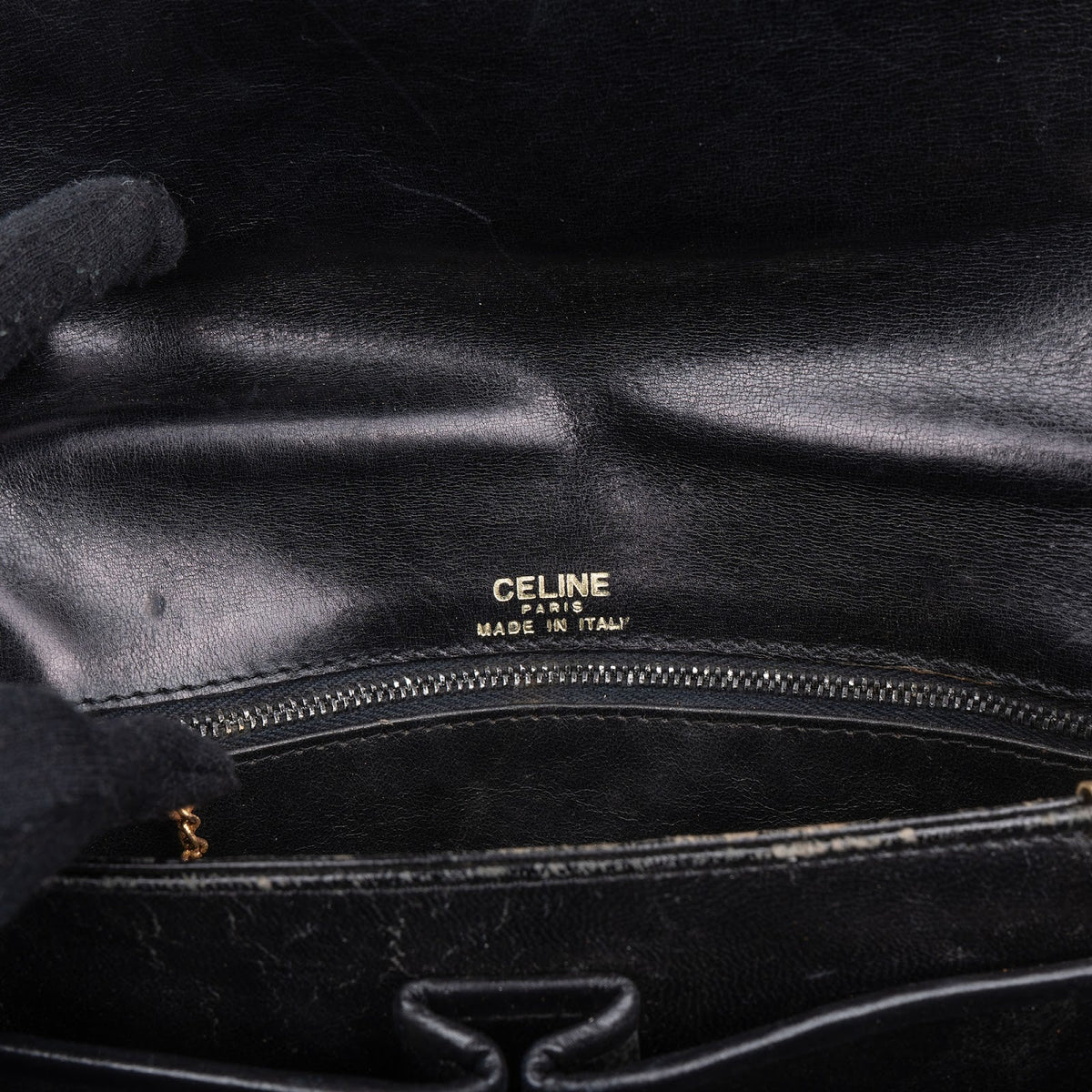 Céline Box Calf Leather Triomphe Shoulder Bag