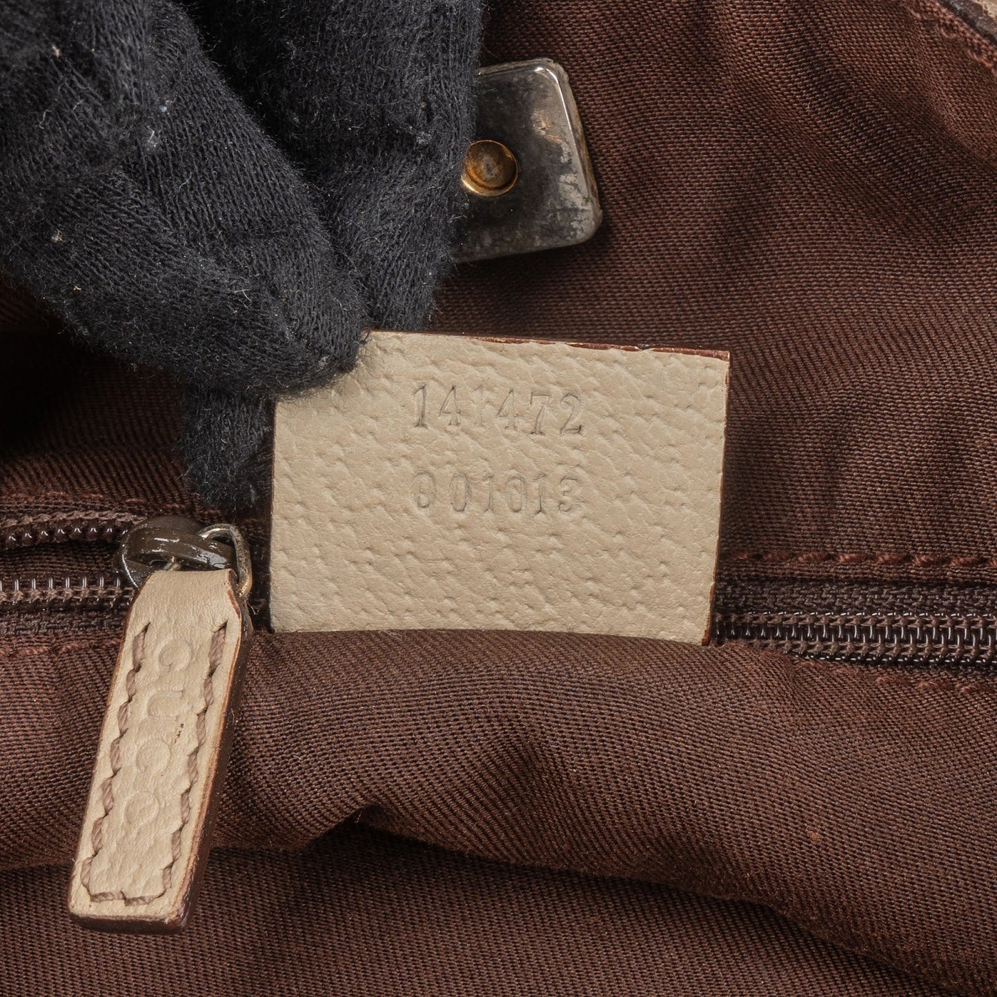Gucci Monogram GG Canvas Abbey Handbag