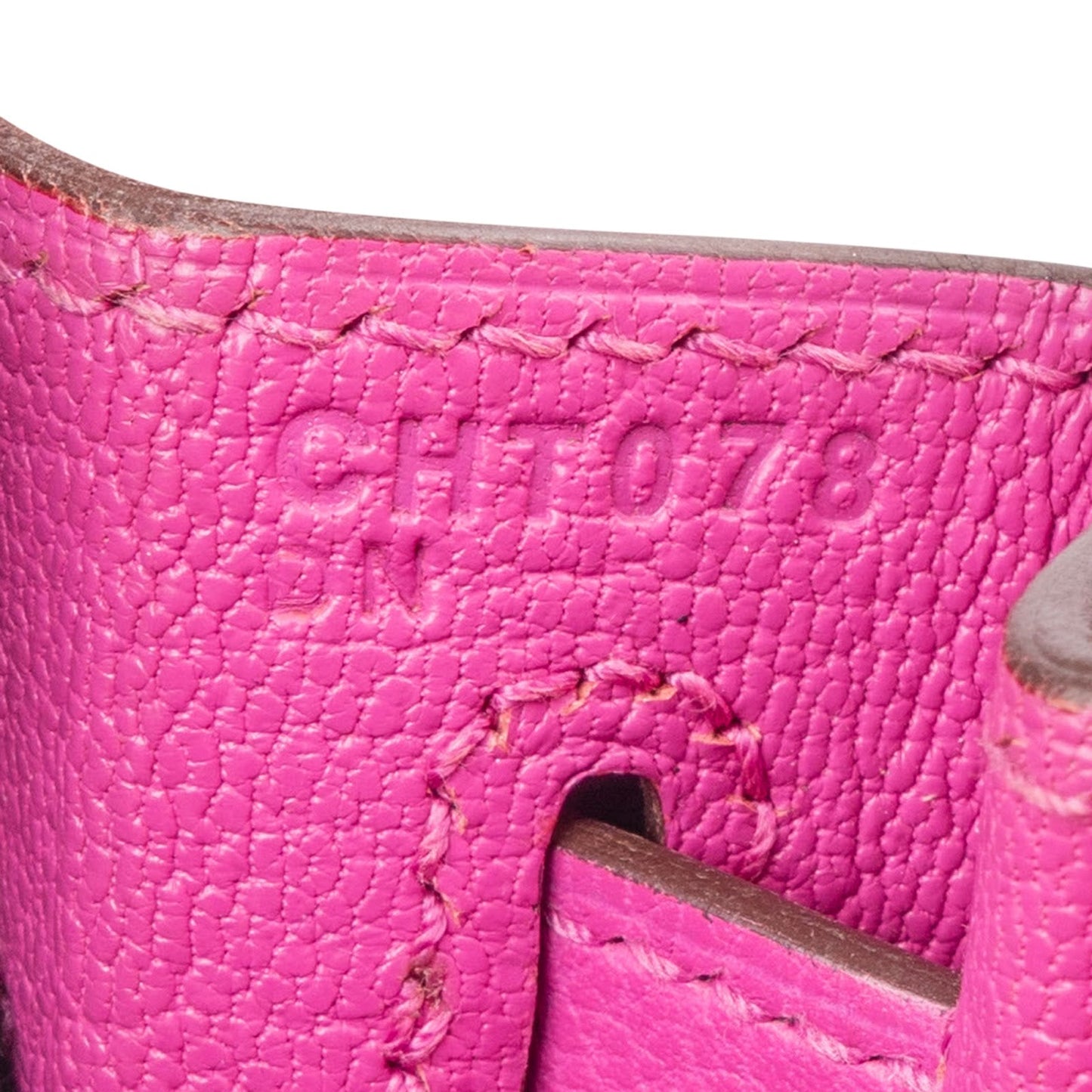 Hermès Pink Chevre Leather Palladium Kelly 28 Handbag