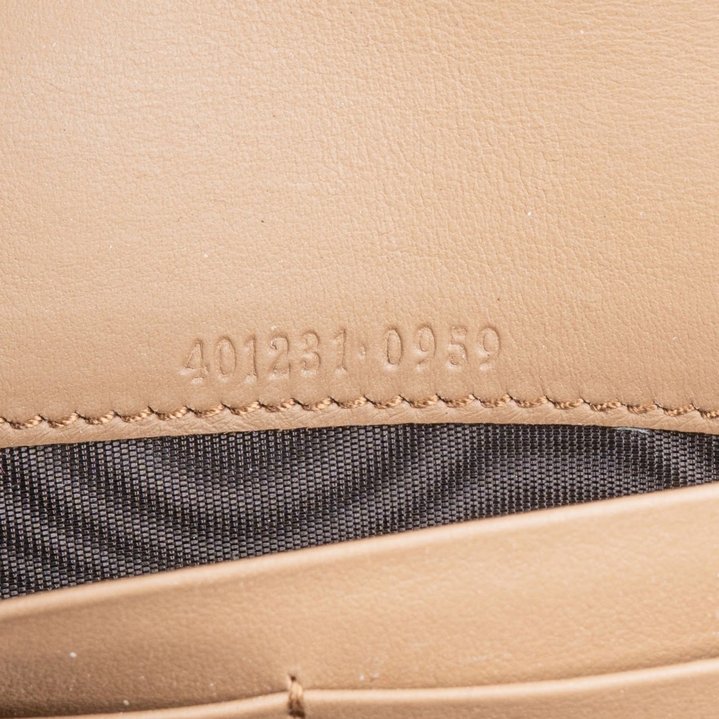 Gucci Monogram GG Supreme Canvas Dionysus Wallet On Chain Crossbody Bag