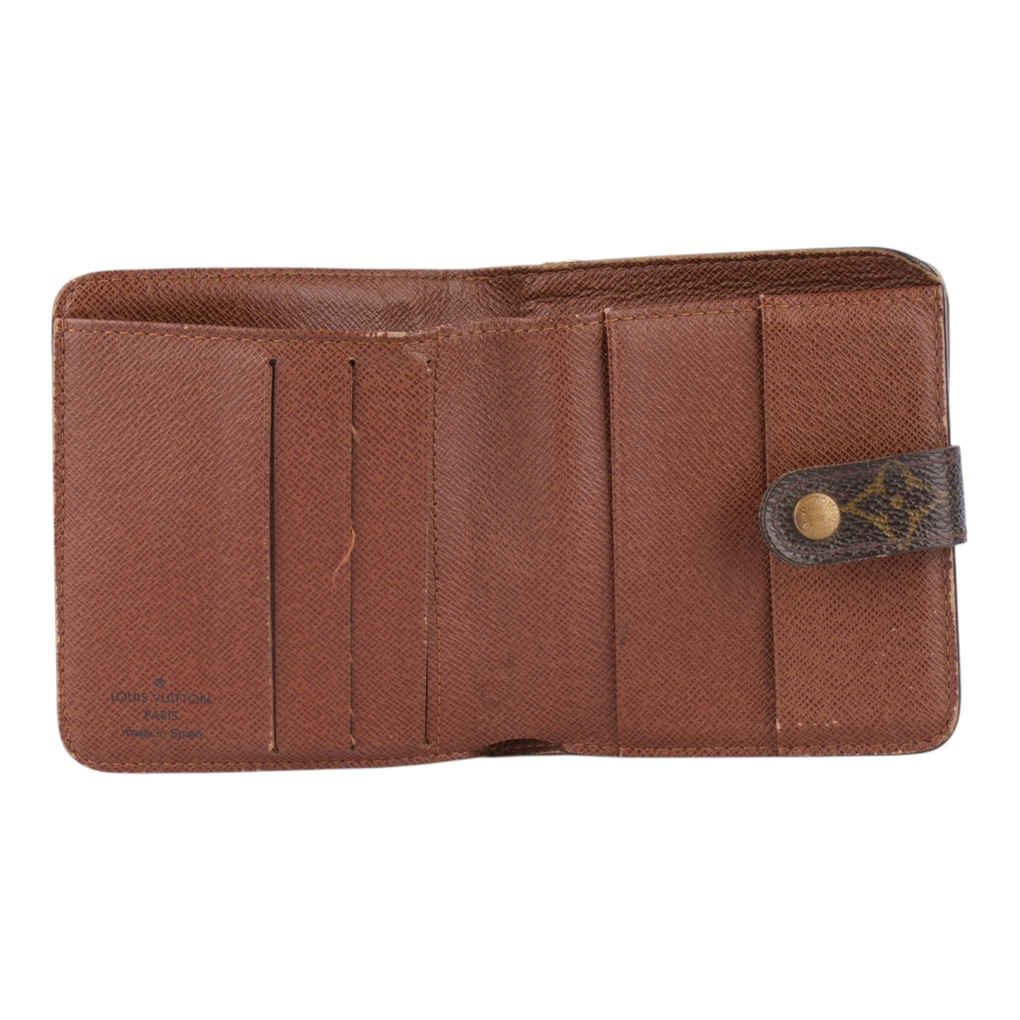 Louis Vuitton Canvas Monogram Clip Wallet