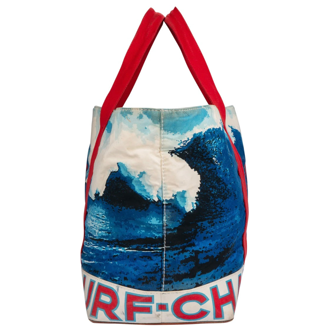 Chanel 2002 Surf Line Big Shopper Bag