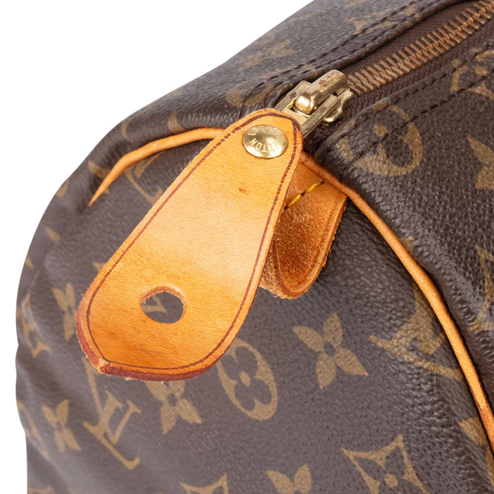 Louis Vuitton Canvas Monogram Speedy 30 Handbag