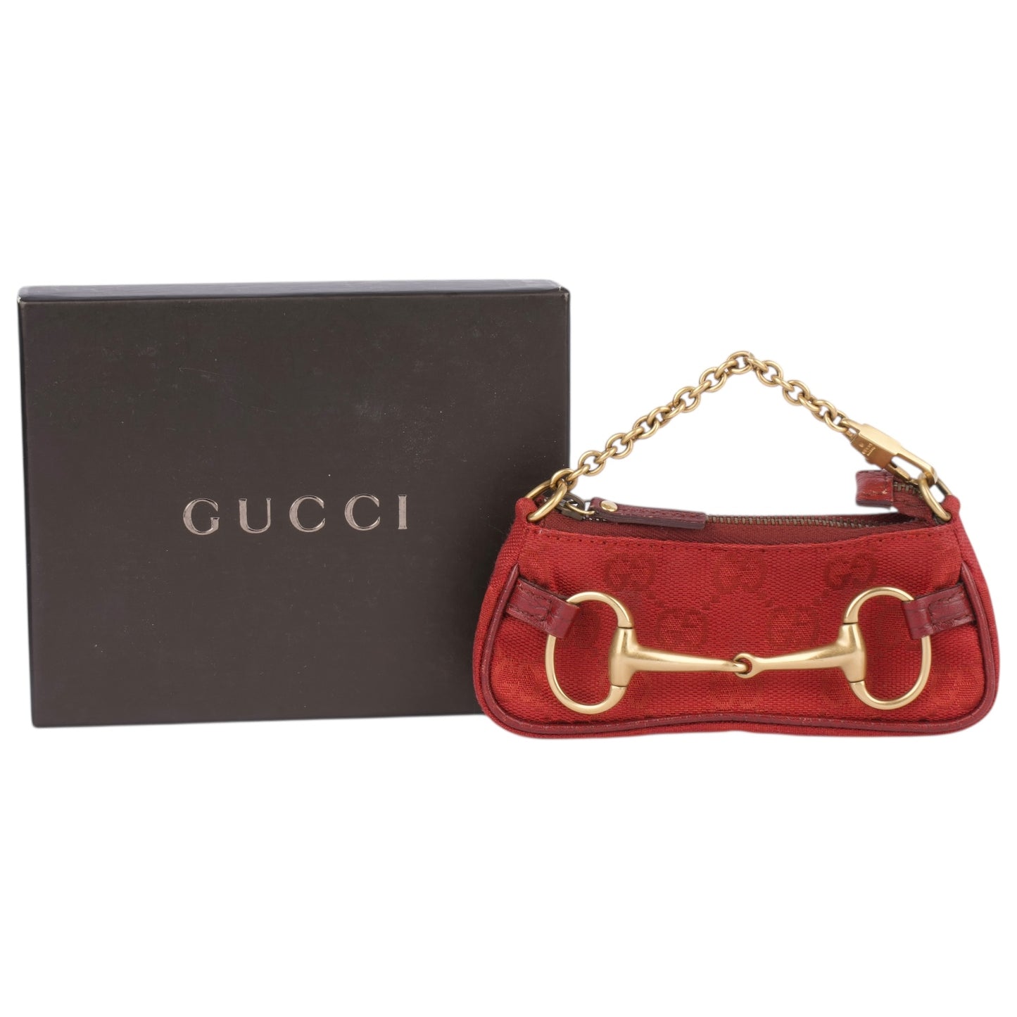 Gucci GG Monogram Horsebit Pouch
