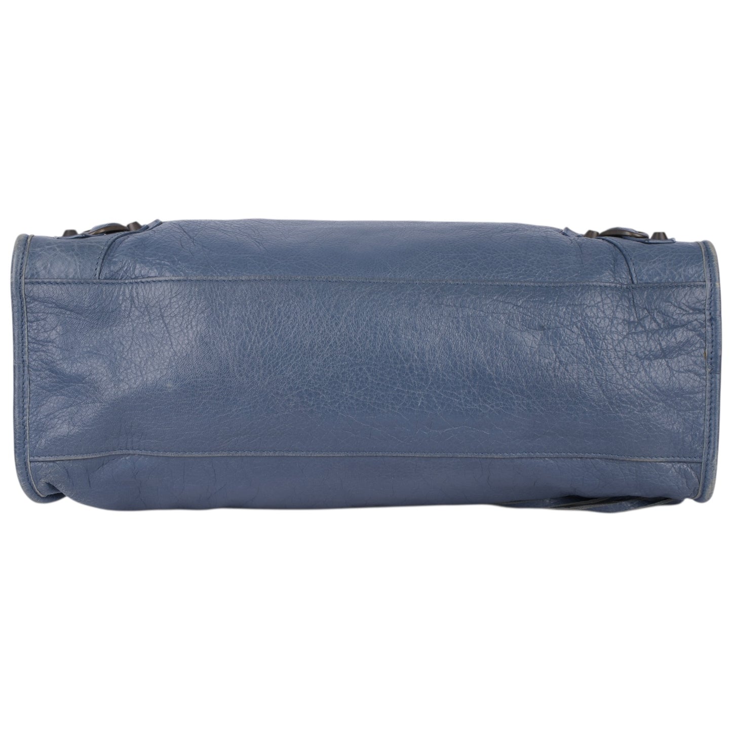 Balenciaga Blue Leather City Handbag