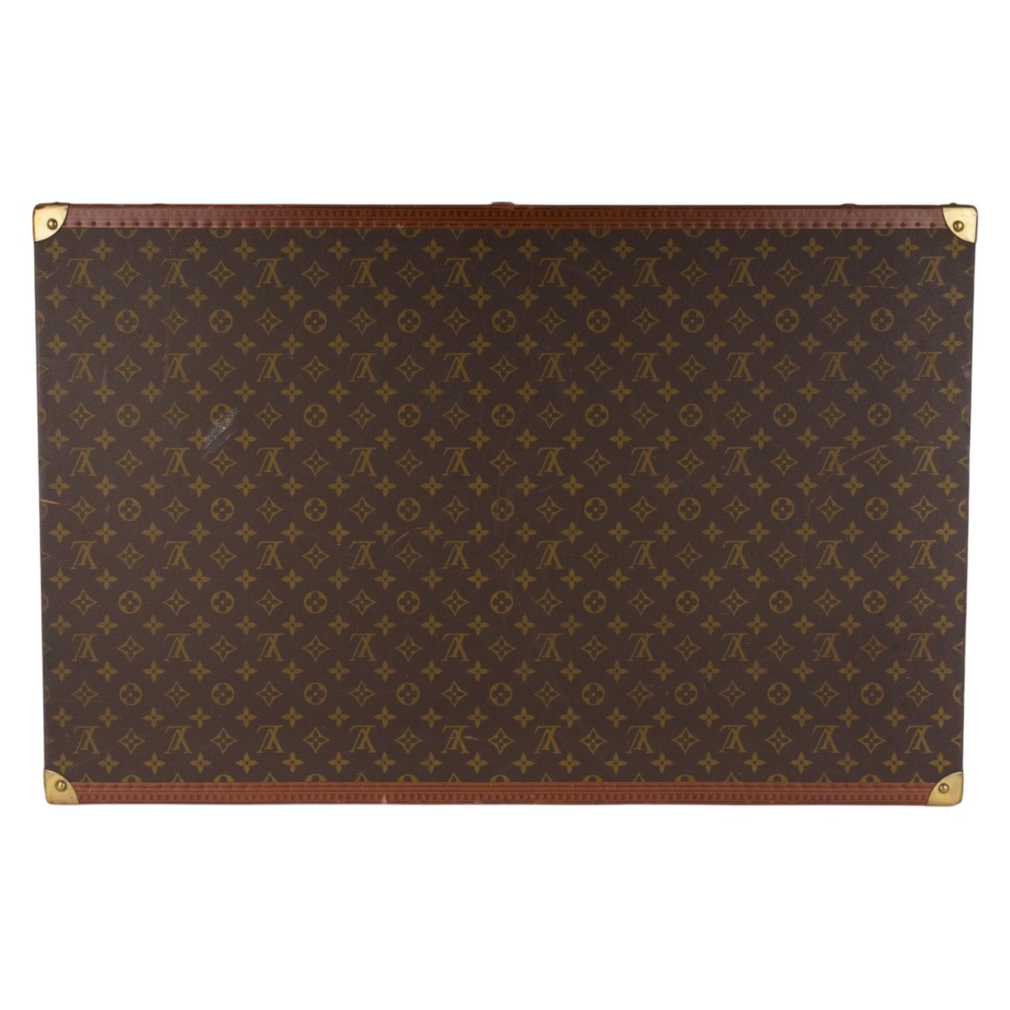 Louis Vuitton Canvas Monogram Bisten 80 Suitcase Trunk