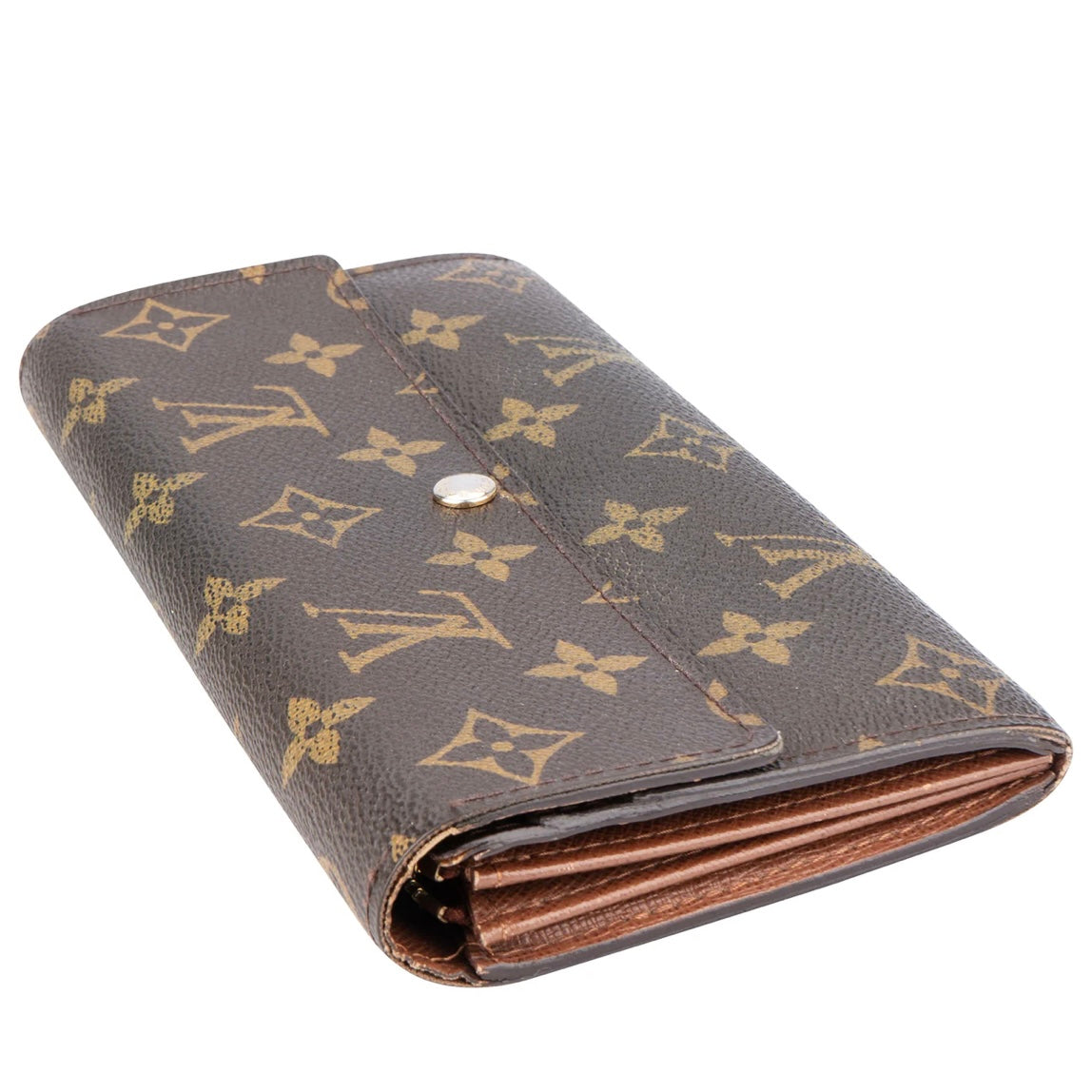 Louis Vuitton Canvas Monogram Sarah Wallet