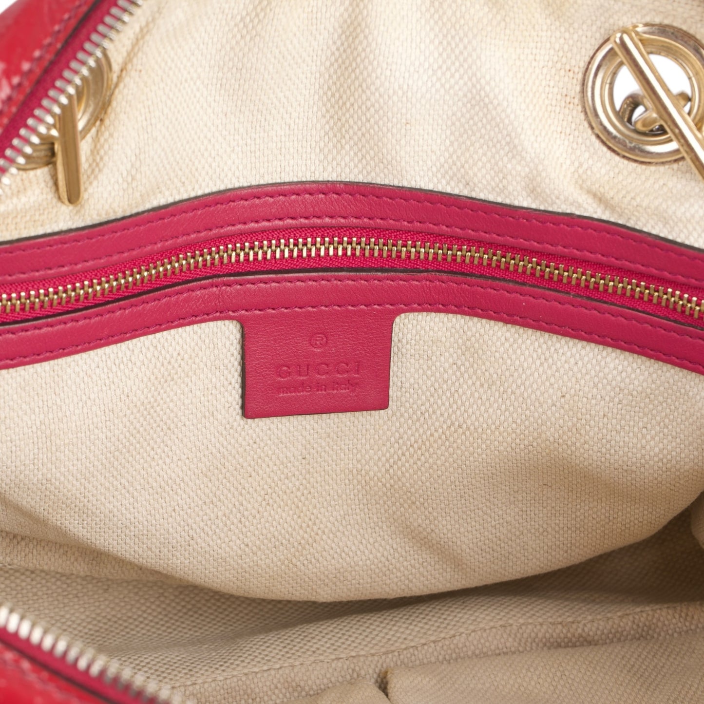 Gucci Soho Patent Leather Shoulder Bag