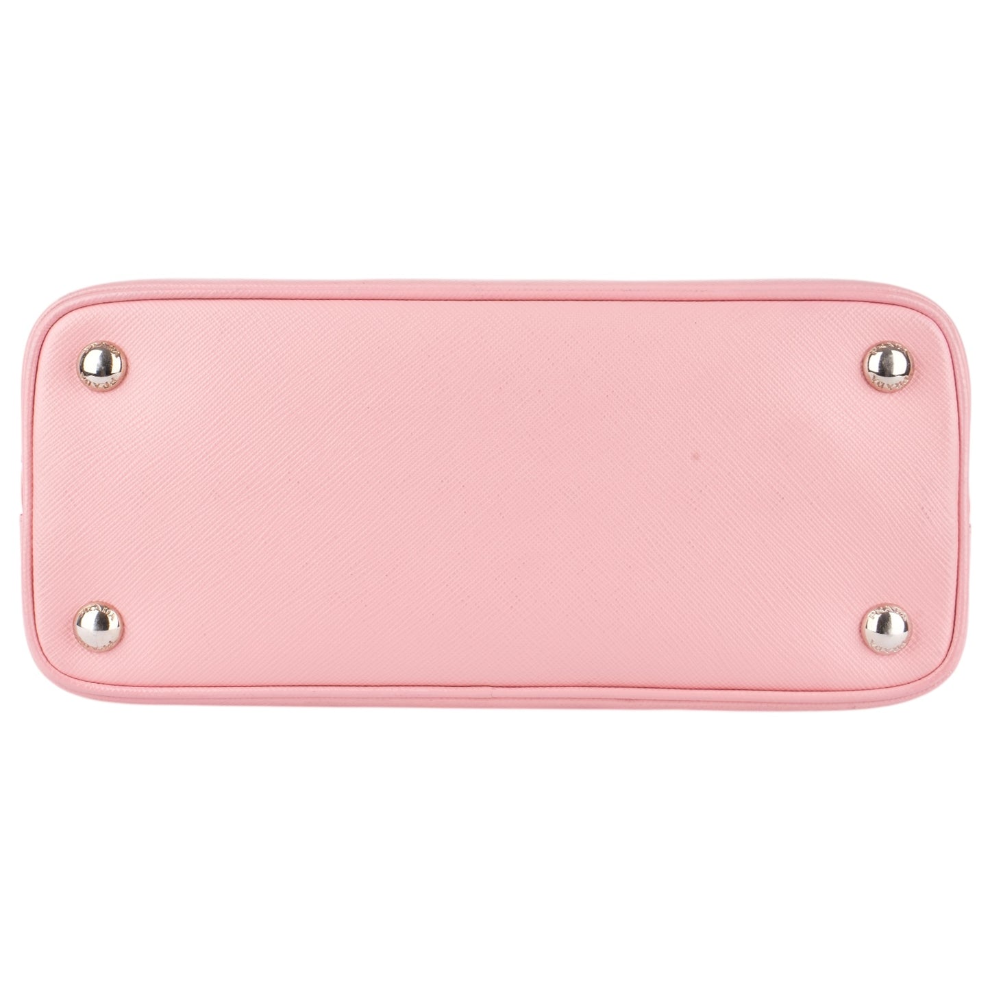 Prada Pink Saffiano Leather Small Galleria Handbag