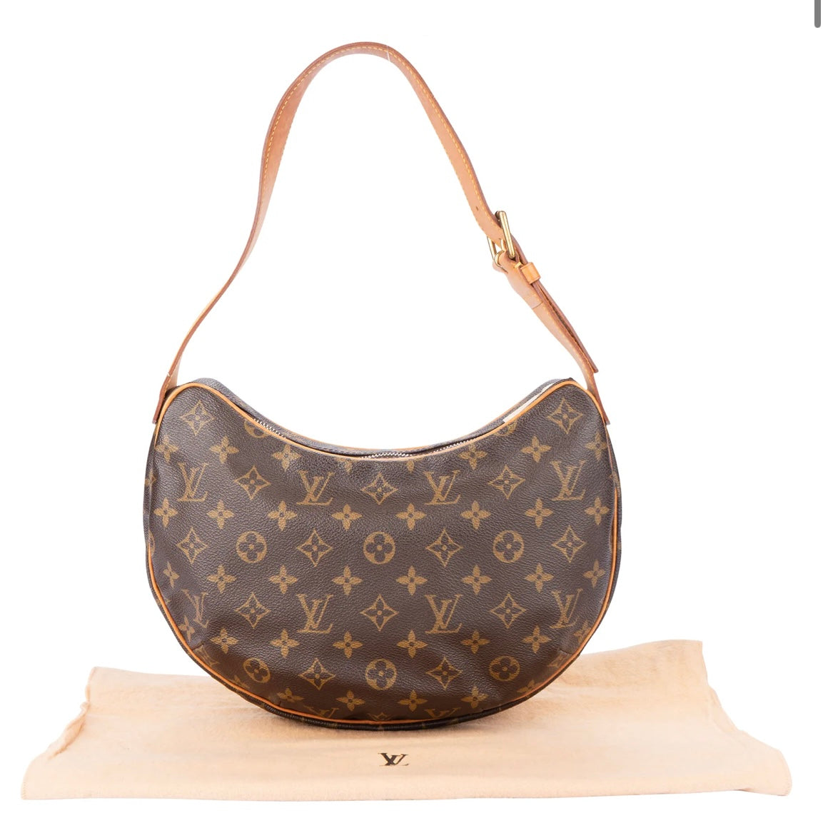 Louis Vuitton Canvas Monogram Croissant MM Shoulder Bag