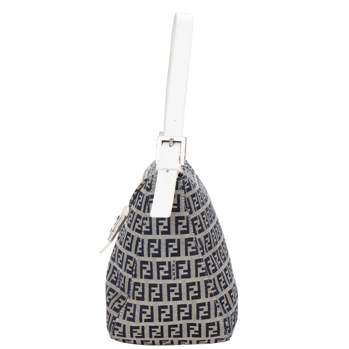 Fendi FF Mongram Baguette Handbag