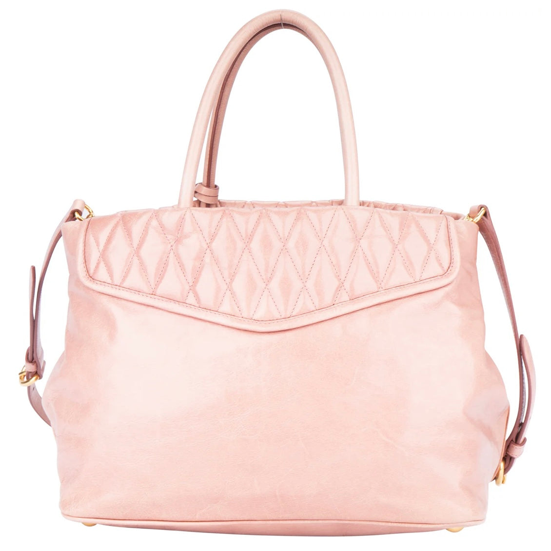 Miu Miu Matelasse Leather City Handbag