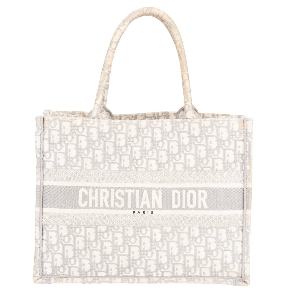 Christian Dior Trotter Monogram Small Book Tote Handbag