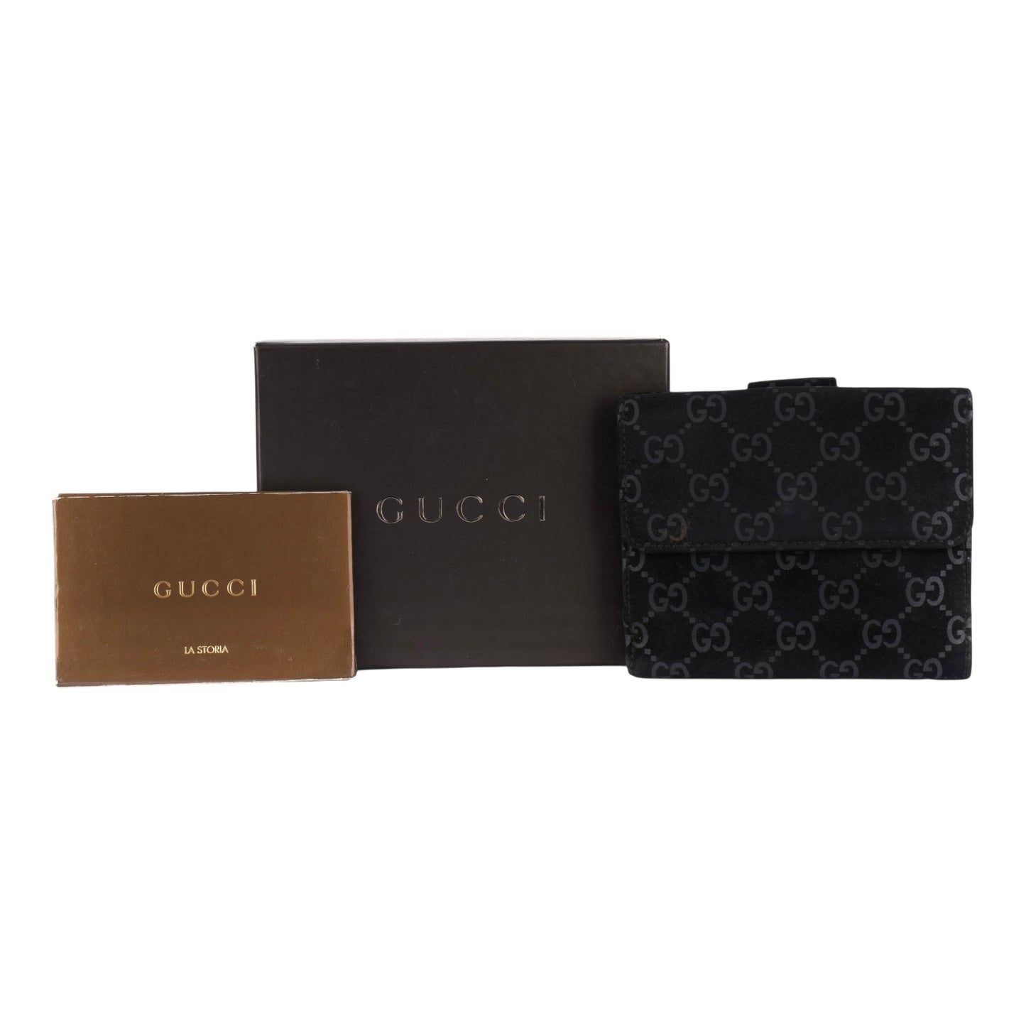 Gucci GG Monogram Clip Wallet