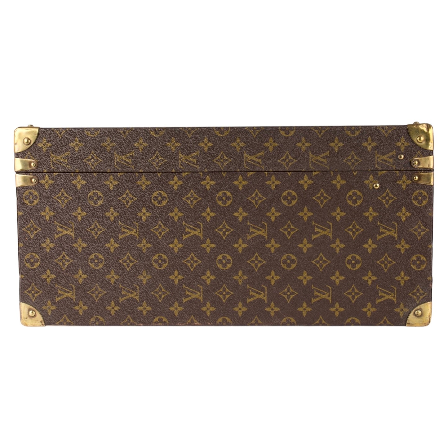 Louis Vuitton Canvas Monogram Bisten 80 Suitcase Trunk