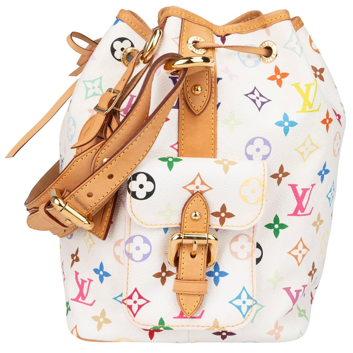 Louis Vuitton Murakami Multicolor Sac Noe Petit Shoulder Bag