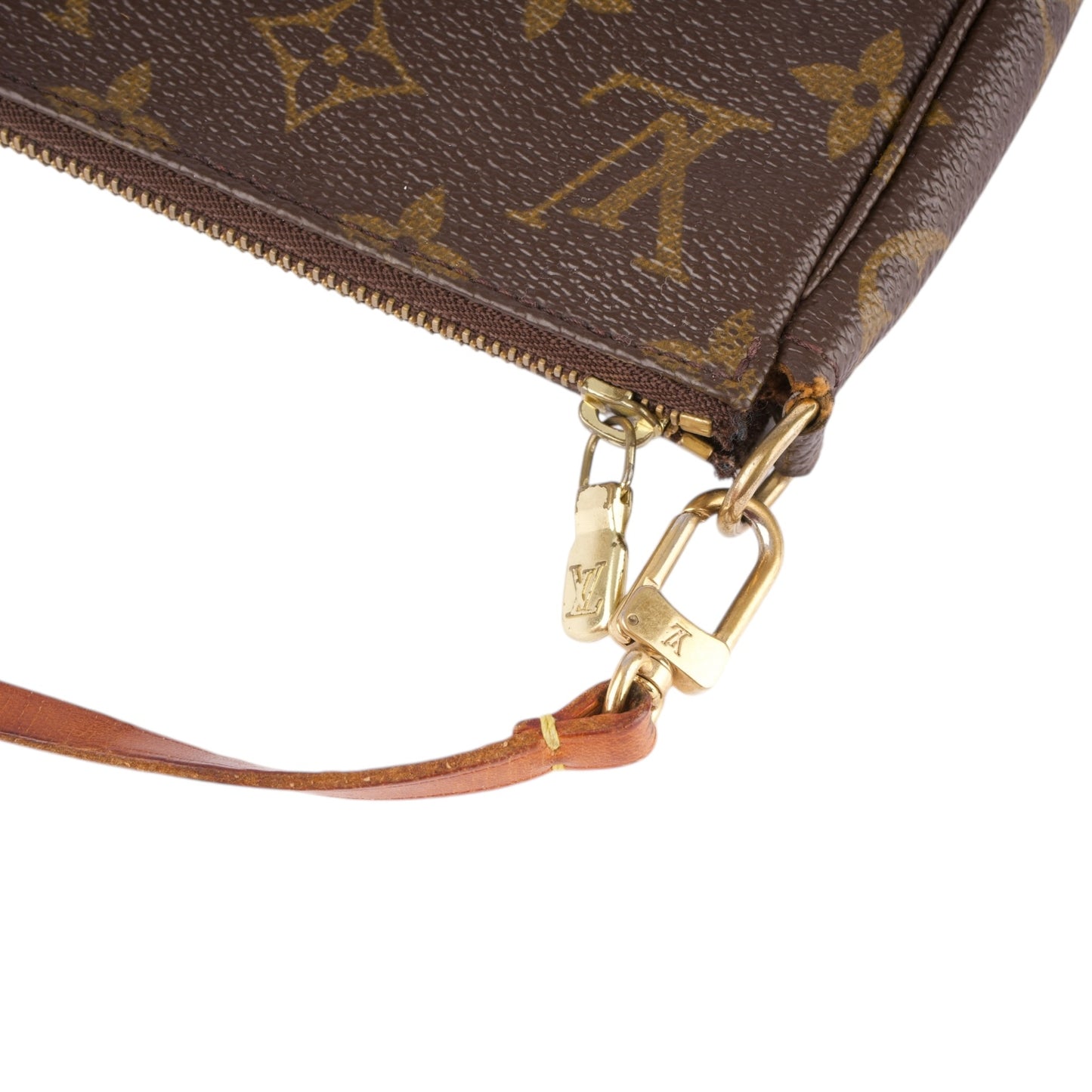 Louis Vuitton Canvas Monogram Pochette Accessoire Handbag