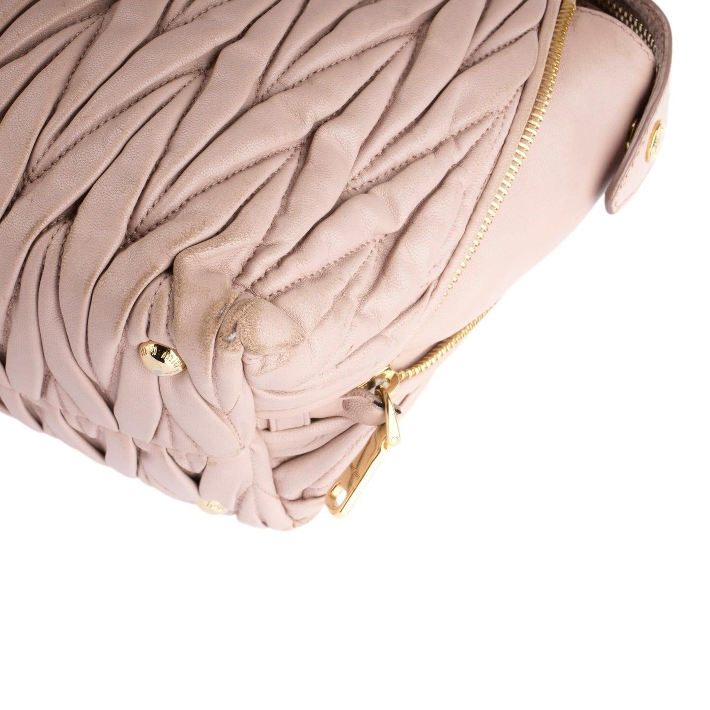 Miu Miu Quilted Leather Handbag