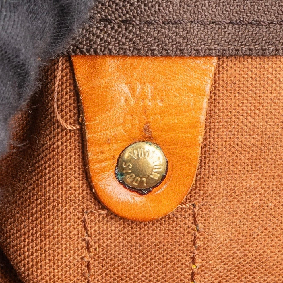 Louis Vuitton Monogram Canvas Keepall 55 Shoulder Travel Bag