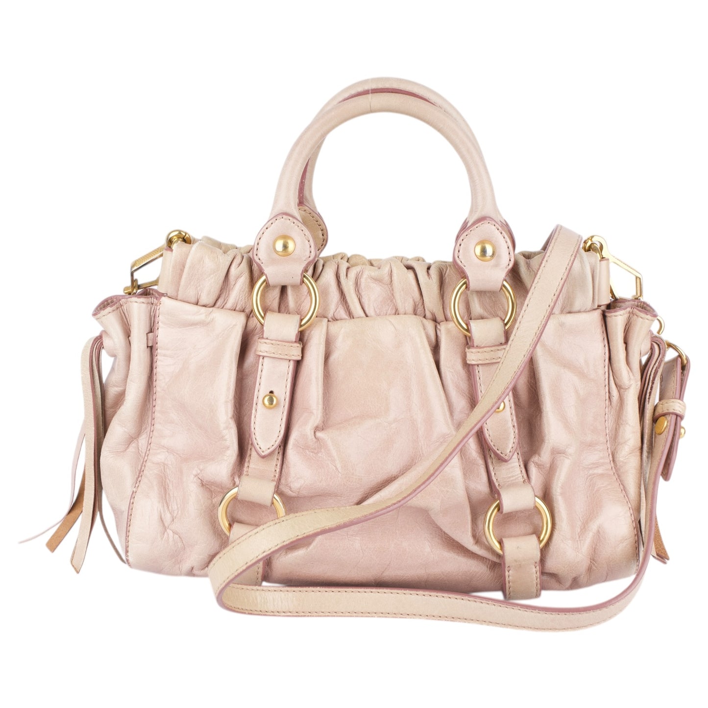Miu Miu Vitello Leather Handbag