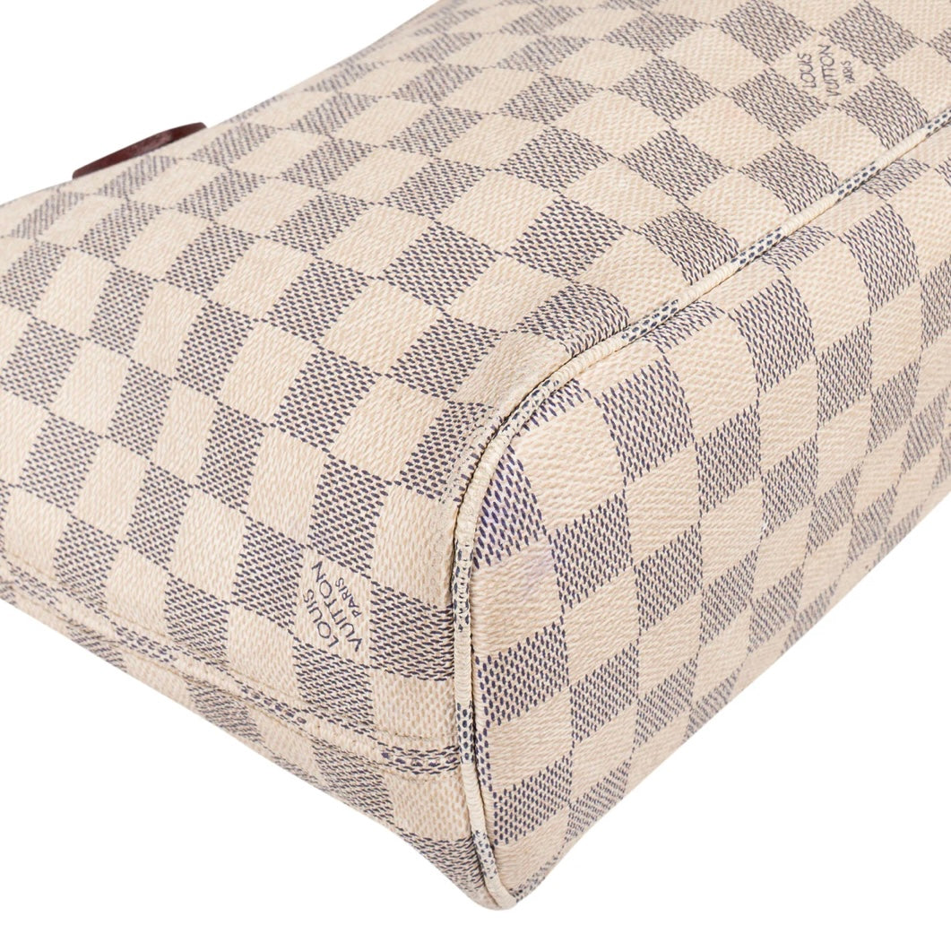 Louis Vuitton Damier Azur Neverfull PM Shopper Bag
