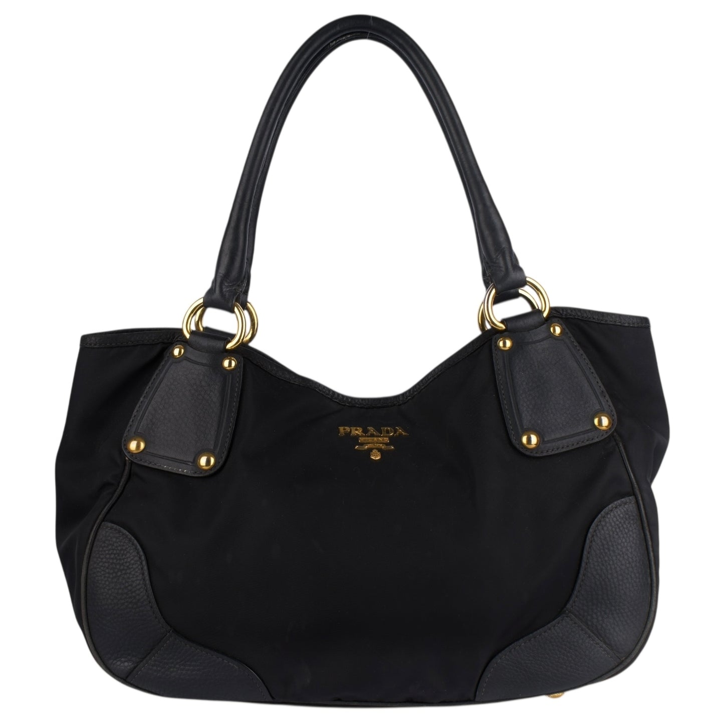 Prada Black Nylon Tessuto Handbag