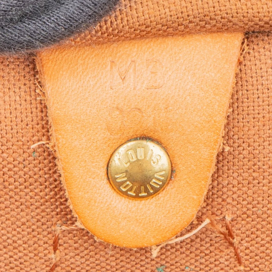 Louis Vuitton Canvas Monogram Speedy 30 Handbag