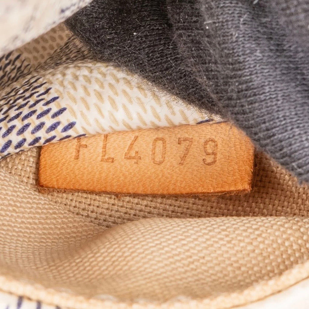 Louis Vuitton Monogram Damier Azur Canvas Totally PM Shoulder Bag